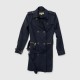 Michael Kors Γυναικεία Καμπαρντίνα Trench Coat Μπλε Σκούρο / Pre-Owned